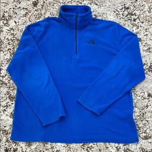 The North Face Royal Blue Half-Zip Fleece